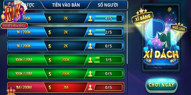 Rikvip game bài trực tuyến Mậu Binh