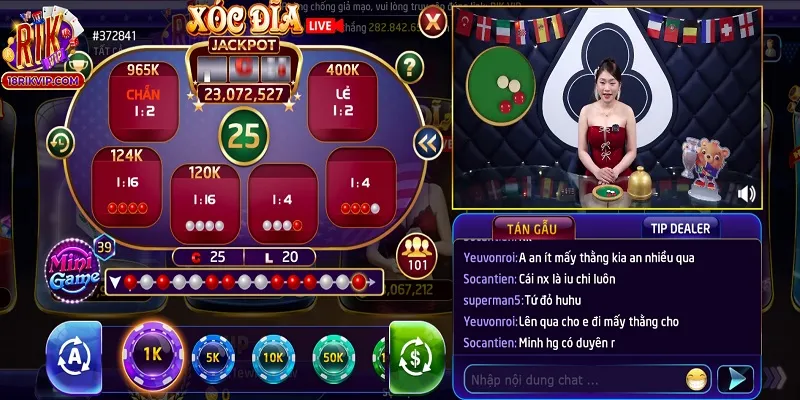 Giới thiệu về Rikvip game xóc đĩa